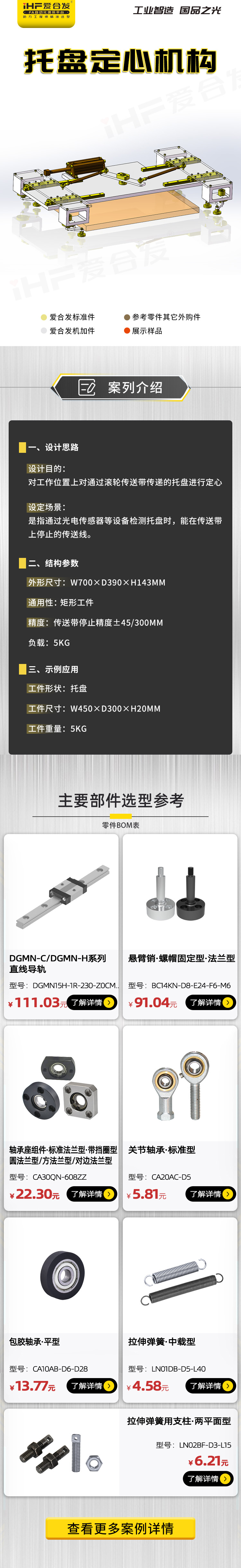 愛合發(fā)：案例介紹——托盤定心機構(gòu)！